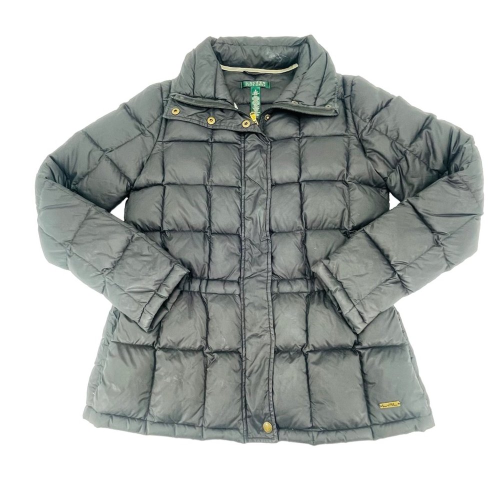 Lauren Ralph Lauren- Womens Black Down Puffer Coat - Small